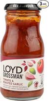 "Loyd Grossman" pomidorų ir skrudintų česnakų makaronų padažas 350g (3 vnt.)