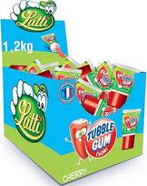"Lutti Tubble Gum Cherry" kramtomoji guma "Tube Cherry", 36 vnt.