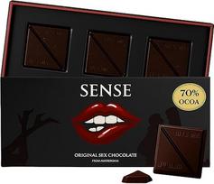 "Sense Chocolate" šokoladinė dovana partneriui - dovanų idėja ypatingoms akimirkoms - su ženšeniu, Maca, Epimedium ir natūraliais ingredientais - tamsaus šokolado dovana