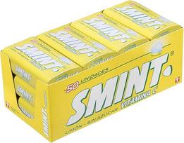 "Smint Mints" citrinų karamelės tabletės be cukraus - 12 vienetų po 35 g (iš viso 420 g)