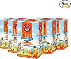 "Teekanne Frio Sport Vital Mango Orange" vitaminas B2, B6, B12, 18 arbatos maišelių, 5 pakuotės