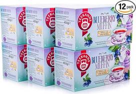 "Teekanne Sweeteas Blueberry Muffin Flavour", 12 pakelių (12 x 18 arbatos maišelių)