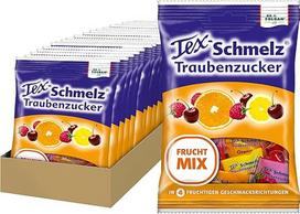 "Tex-Schmelz" gliukozės vaisių mišinys - 1500 g biri pakuotė - natūrali vaisių gliukozė, be glitimo ir laktozės, 20 x 75 g
