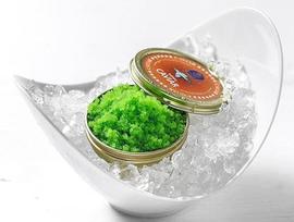 "Tobiko" ikrai "Flying Fish Roe" 90 g (žali (Wasabi))