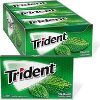 "Trident Spearmint" kramtomoji guma be cukraus, Spearmint - 12 pakuočių po 14 (iš viso 168)