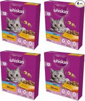 "Whiskas Adult Sterile 1+" sausas maistas su vištiena dėžutėje, 4 x 800 g (4 pakuotės) - sausas kačių maistas suaugusioms sterilizuotoms arba kastruotoms katėms
