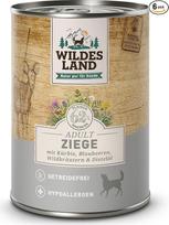 "Wildes Land" drėgnas maistas šunims su laukinėmis žolelėmis ir erškėtuogių aliejumi, be glitimo, su papildoma mėsa, geriausiai priimamas ir suderinamas