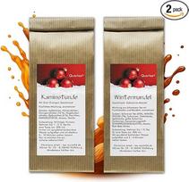 2 x Kalėdinė arbata advento laikotarpiu - vaisių arbata "Kaminstunde" ir juodoji arbata "Winter Almond" po 100 g