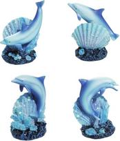 4 puodelių rinkinys su delfinais 6 cm