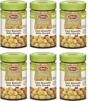 6 x D'Amico con Terra di Altamura Ceci Bianchi della Murgia Balti avinžirniai iš Murgijos su žeme iš Altamūros virti ekologiški avinžirniai 310g Itališkos kilmės
