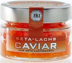 AKI "Keta Salmon Caviar" lašišų ikrai - 50 g stiklinė