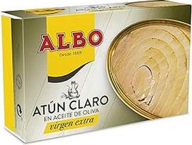 Albo - Tunas alyvuogių aliejuje "Virgen Extra" 112 g [pakuotė 6]