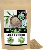 Alpi Nature Juodieji pipirai malti 500 g, Pipirai juodieji, Pipirai juodieji malti