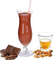 Amaretto šokolado išrūgų milteliai "Luxofit", praturtinti L-karnitinu Baltymų sveikatingumo gėrimas Išrūgos be aspartamo (Amaretto šokoladas, 1 kg)