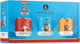 Ankerkraut "Jakes Hutte" "Paw Patrol", bulvyčių druskos, Bolonijos ir sausainių prieskonių rinkinys su 3 stiklinėmis, siurprizas vaikams, dovanų idėja, skanus maisto gaminimas namuose, animacinio filmo leidimo virtuvė