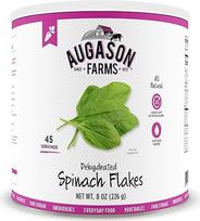 Augason Farms Dehidratuoti špinatų dribsniai #10 skardinė, 8 oz pagal Augason Farms