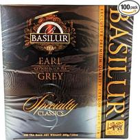 Basilur Earl Grey Premium juoda arbata 100 arbatos maišelių Juodoji arbata Juodoji arbata