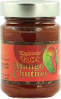 Chutney Mango Kashmir Hot Sharp Mango Chutney Vegan BARRIQUE-Feine Manufaktur Vokietija 225g Stiklas