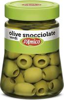 D'Amico Olive Verdi Snocciolate in Salamoia Žaliosios alyvuogės be kauliukų sūryme 290g