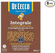 De Cecco Piccole n°53 Integrali Conchigliette Makaronai, pilno grūdo makaronai, 500 g, 6 vnt.