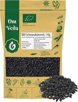 Ekologiški juodieji kmynai 1 kg Juodųjų kmynų sėklos iš Egipto Nigella Sativa Ekologiški sertifikuoti DE-ÖKO-039 Juodieji kmynai OmVeda Prieskoniai, idealiai tinkantys virtuvei, arbatai ir aliejui 1000 g