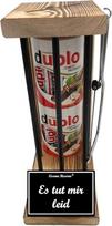Es tut mir leid Geschenke - Sorry Gift - Duplo Bar - Iron Reserve Black Edition incl. Saw - Funny Gift Idea - Text b/w Es tut mir sorry