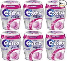 EXTRA Professional White Tin Bubblemint 6 x 50 dražė (6 skardinės) I Kramtomoji guma I Dantų priežiūra I Be cukraus I Gaivus kvapas - burnos gaiviklis