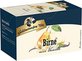 Gold Man Tee Sanfte Birne mit Vanille, vaisių arbata, 20 atskirai užspaudžiamų arbatos maišelių Gold Smoker