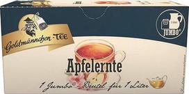 Goldmännchen Jumbo Tea Apple Fruit, obuolių vaisių arbata, obuolių arbata, vaisių arbata, 20 arbatos maišelių, dideli maišeliai, 3117