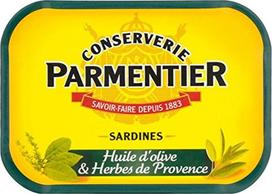 H. Parmentier Sardinės su alyvuogių aliejumi ir žolelėmis 135g
