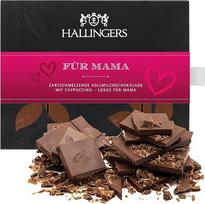 Hallingers Mamai - Motinos dienos dovana Pilnas pieno elegantiškas šokoladas su kapučino - be alkoholio Mamai Mamai Močiutei (dėžutė) - Dovanų idėjos Kalėdos ir dovanos Advento kalendorius Jubiliejus Freundscha