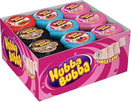 HUBBA BUBBA Mega Long Triple Mix/Fancy/Fruit/Cola/Strawberry 36 vartojimo vienetai
