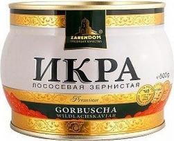 Ikrai - Zarendom Gorbuscha lašišų ikrai Premium 500 g skardinė - Raudonieji ikrai - Ikra