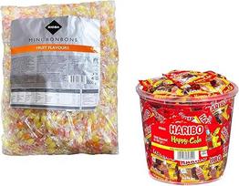 Įvairūs 3 mini maišelių rinkiniai + 1 nemokamas HL-Kauf užrašų knygelė (1 mini saldainių maišelis, 1 kolos mini maišelis + 1HL-Kauf užrašų knygelė)