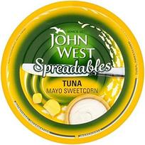 John West Spalmabili Tunų majonezas su kukurūzais Dolce 80 g (2 pakuotės)