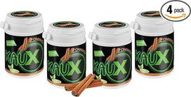 kauX Xylitol Dental Care kramtomoji guma be aspartamo, 4 vnt., cinamono (60 g = 40 vnt.)