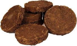 KC PRODUCTS 100% ekologiški Desi karvių mėšlo pyragai rudos spalvos Kande, Upla, Thepali, Gobar Hawan, DHOOP, DHUNI, Pujan ir religiniams tikslams (apvalūs, 3") - pakuotė po 40 vnt.