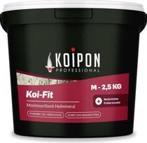 KOIPON Koi-Fit 2,5 kg koi ir auksinių žuvelių pašarams, aukščiausios kokybės mineralinė medžiaga Montmorrilonite, skirta žuvų spalvai vystytis ir sveikatai stiprinti