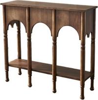 Konsolentisch, Mid Century Modern Konsolentisch 39 Zoll, Eingangs- und Wohnzimmer-Akzenttisch Flurtisch(Brown)