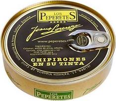 Kūdikių kalmarai rašale, Chipirones en su Tinta Jelo, Los Peperetes, 120g