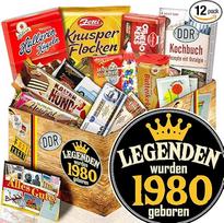 Legendos 1980 - saldainių rinkinys DDR - dovana vyrams Juokinga