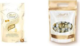 Lindt LINDOR šokolado rutuliukai, balti ir šokoladiniai "Marc de Champagne" rutuliukai, 700 g, apie 56 pieniško šokolado rutuliukai su išskirtiniu "Marc de Champagne" įdaru, alkoholiniai