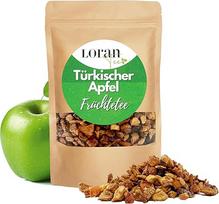 Loran Tee - Vaisių arbata "Turkish Apple", biri, 150 g, ananasai, obuolių gabaliukai, aukščiausios kokybės, biri arbata užtrauktuko maišelyje