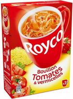 Minutės sriubos sultinys su pomidorais ir vermišeliais 60g Royco (4 pakuotės)