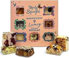 Monty Bojangles Magnificent Nougat Chocolate, 9 gabaliukai, 135 g, 9 rūšys Prabangūs itališki skanėstai iš riešutų, 9 skoniai, itališkų saldumynų pasirinkimas