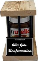 Nutella Patvirtinimo dovana Avarinis rezervas Juodasis leidimas Patvirtinimo dovanos berniukams Patvirtinimo dovanos mergaitėms Tekstas juodas / W Alles Gute zur Konfirmation