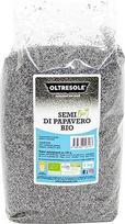 Oltresole, Ekologiškos aguonų sėklos 1 kg - Ekologiškos sėklos - gausios maistinių medžiagų - idealiai tinka virtuvei ir vartojimui - ideali pakuotė šeimai