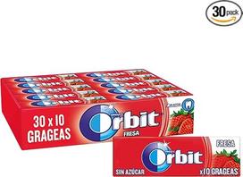 ORBIT Kramtomoji guma be cukraus "Strawberry