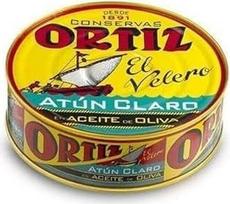 Ortiz El Velero Atún Claro - Tunas alyvuogių aliejuje, skardinė (1 x 600 g)