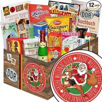 ostprodukte-versand Santa/DDR Box Saldainiai / Dovanos vyrui Kalėdų proga